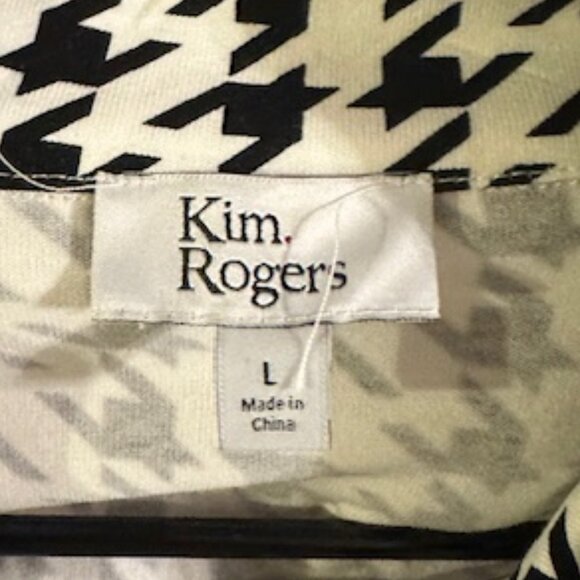 KIM ROGERS Blouse Size L - Picture 3 of 3